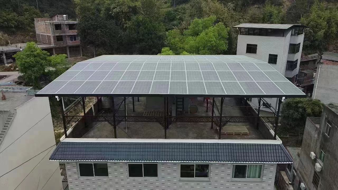 东台15kw+10kwh自建别墅家庭光伏储能系统